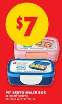 No Frills pc benito snack box offer
