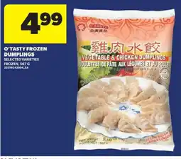 Atlantic Superstore O'Tasty frozen dumplings offer