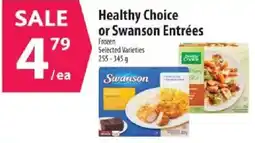 Co-op Healthy Choice or Swanson Entrées offer