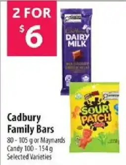 Co-op Cadbury Family Bars offer