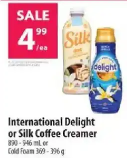 Co-op International Delight or Silk Coffee Creamer offer