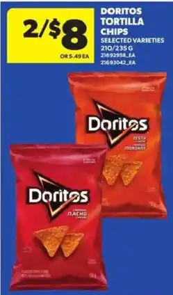 Atlantic Superstore Doritos tortilla chips offer