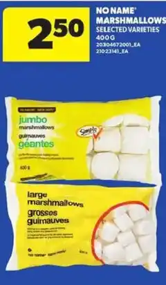 Atlantic Superstore No Name marshmallows selected varieties offer