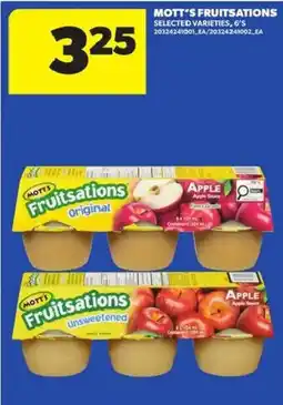 Atlantic Superstore Mott's Fruitsations offer