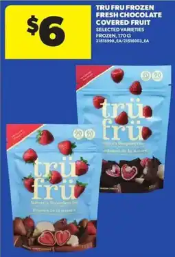 Atlantic Superstore tru fru fresh chocolate covered fruit offer