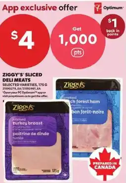 Atlantic Superstore Ziggy's sliced deli meats offer