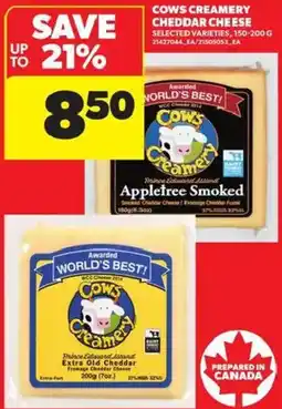 Atlantic Superstore Cows Creamery cheddar cheese offer