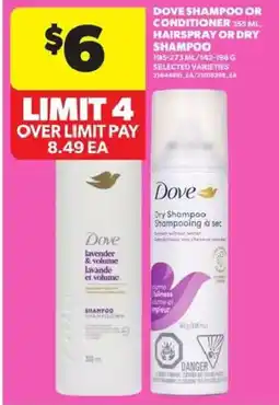 Atlantic Superstore Dove shampoo or conditioner offer