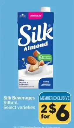Calgary Co-op Silk Beverages offer