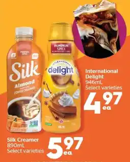 Calgary Co-op Silk Almond Coffee Creamer offer