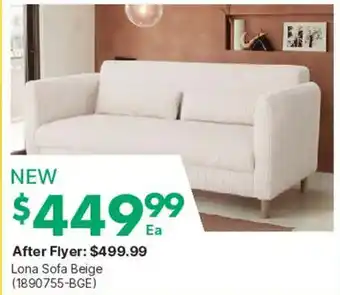 Lona Sofa Beige
