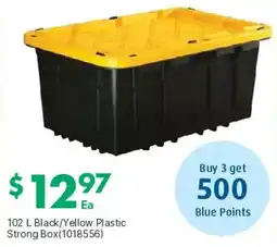 Kent 102 L Black/Yellow Plastic Strong Box offer