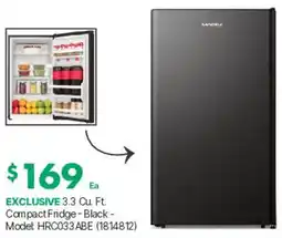 Kent Lancer Compact Fridge - Black offer