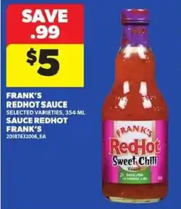 Atlantic Superstore Frank's redhot sauce offer