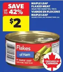Atlantic Superstore Maple Leaf flakes of ham offer
