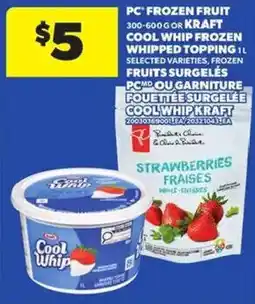 Atlantic Superstore PC frozen fruit cool whip topping offer