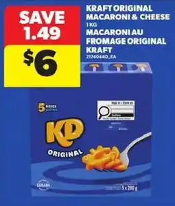 Atlantic Superstore Kraft original macaroni & cheese offer