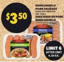 Atlantic Superstore Marcangelo pork sausage offer