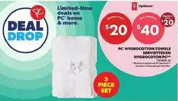 Atlantic Superstore PC hygro cotton towels offer