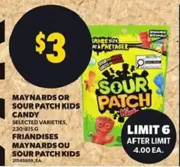 Atlantic Superstore Maynards or sour patch kids candy offer