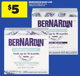 Atlantic Superstore Bernardin snap lids offer
