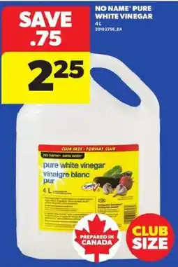 Atlantic Superstore No Name pure white vinegar offer