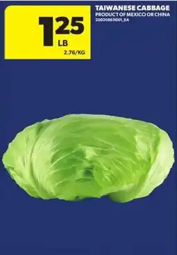 Atlantic Superstore Taiwanese cabbage offer