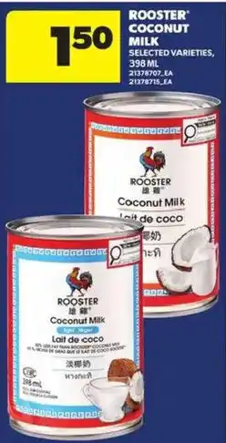 Atlantic Superstore Rooster coconut milk offer
