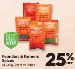 Calgary Co-op Founders & Farmers Spices offer