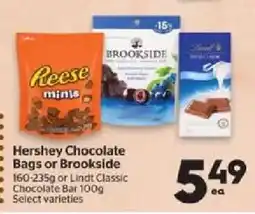 Calgary Co-op Hershey Chocolate Bags or Brookside offer