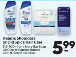 Calgary Co-op Head & Shoulders or Old Spice Hair Care offer