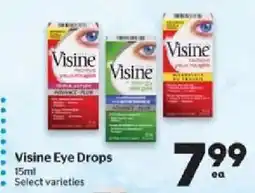 Calgary Co-op Visine eye drops offer