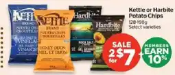 Calgary Co-op Kettle or Harb bite Potato Chips offer
