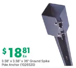 Kent Ground Spike Pole Anchor offer