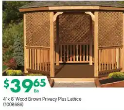 Kent Wood Brown Privacy Plus Lattice offer