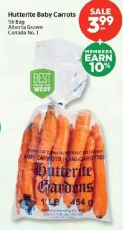 Calgary Co-op Hutterite Baby Carrots offer