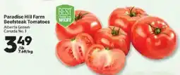 Calgary Co-op Paradise Hill Farm Beefsteak Tomatoes offer