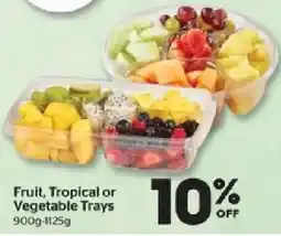Calgary Co-op Fruit, Tropical or Vegetable Trays offer