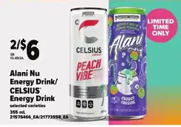 Atlantic Superstore Alani Nu Energy Drink/ CELSIUS Energy Drink offer