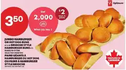 Atlantic Superstore Optimum jumbo hamburger or hot dog buns or brioche style hamburger buns offer