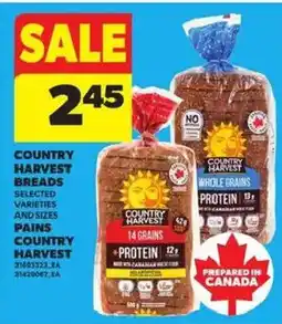 Atlantic Superstore Country Harvest breads offer