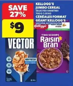Atlantic Superstore Kellogg's jumbo cereal offer
