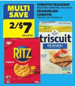 Atlantic Superstore Christie crackers selected varieties offer