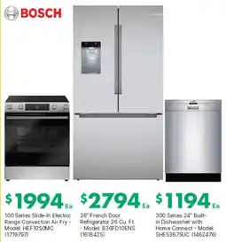 Kent Bosch 36" French Door Refrigerator offer