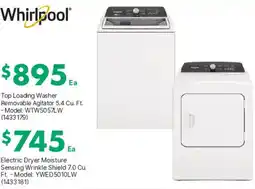 Kent Whirlpool Top Loading Washer offer