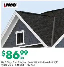 Kent Iko hip & ridge roof shingles offer
