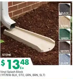 Kent Vinyl Splash Block offer