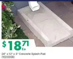 Kent Concrete Splash Pad offer