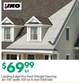 Kent Iko leading edge plus roof shingle stars trip offer