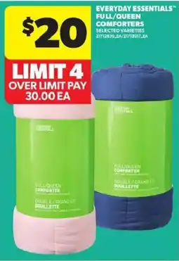 Atlantic Superstore Everyday Essentials Full/Queen Comforters offer